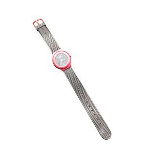 Fortron Watch Quartz Movement Ladies Wrist Watch Black & Pink Working Condition